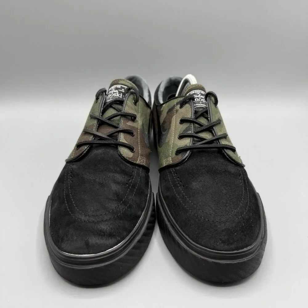 Nike SB ZOOM Stefan Janoski OG Men’s Black Suede Green Camo Size 11